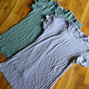 Loft Lounge Shirt Dress Bundle